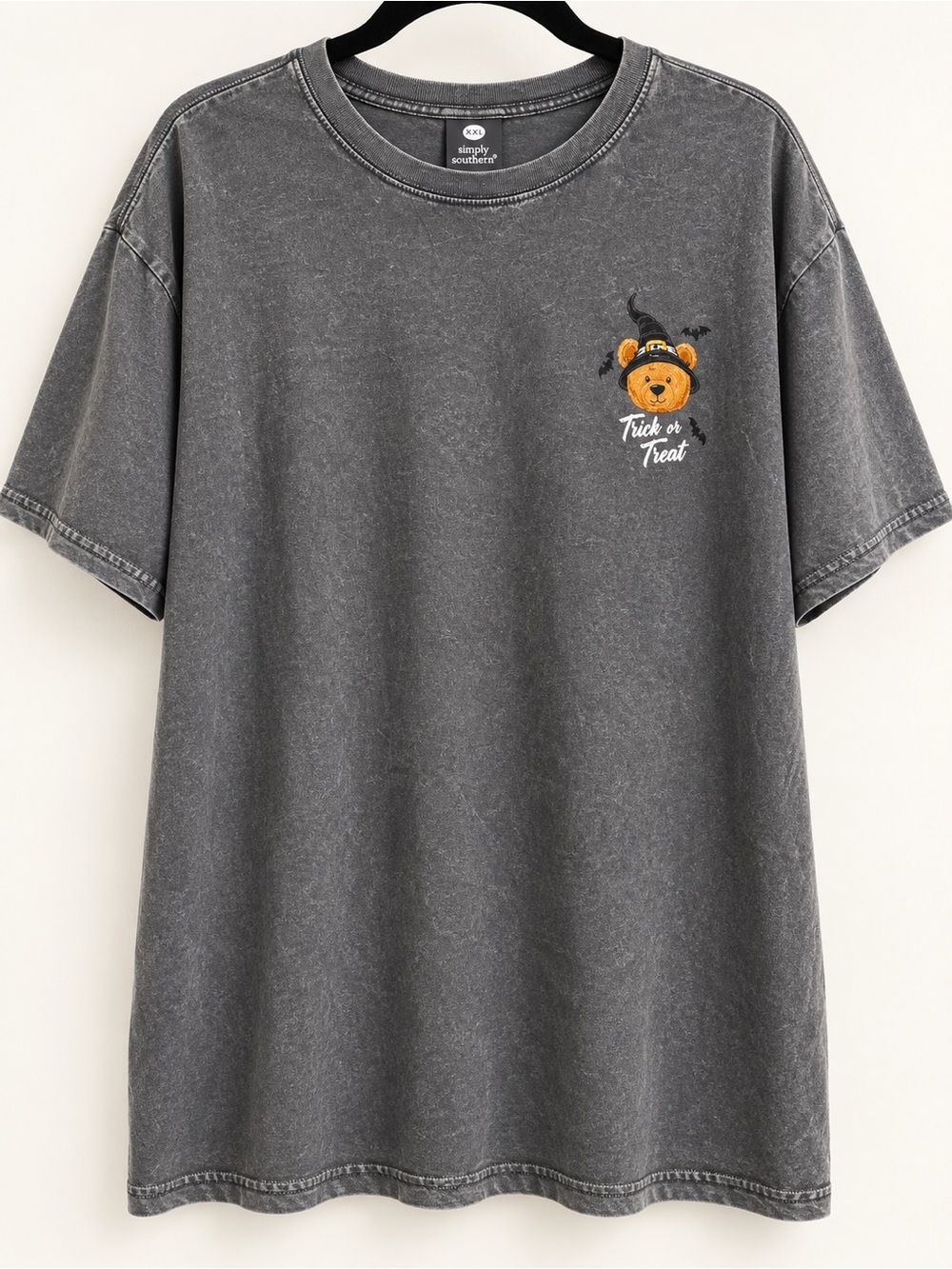 Simply Southern Halloween Teddy Bear Trick or Treat Tee XXL NWT